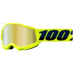 100% ACCURI 2 OTROŠKA MOTOKROS ZATEMNJENA OČALA FLUO YELLOW